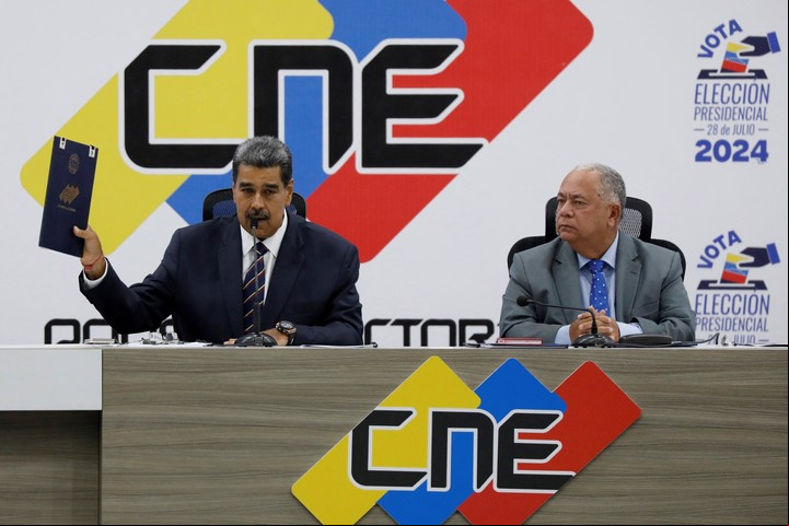 Nicolás Maduro se proclamó ganador de las elecciones, sin mostrar los datos. Foto: REUTERS