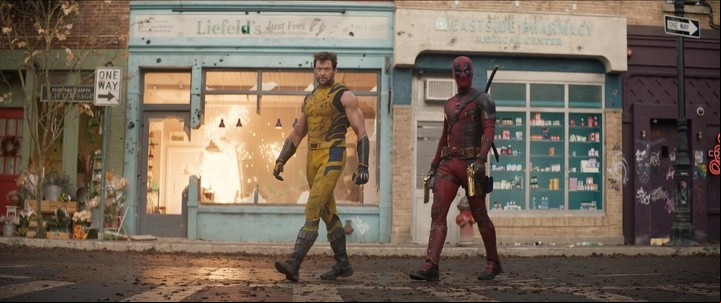 Wolverine y Deadpool, en el filme para mayores de 16 años que se colocó tercero.