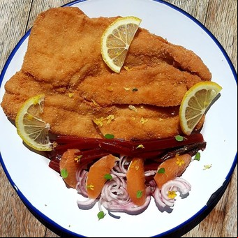 Milanesa de pescado