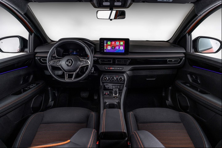 Tablero digital y central multimedia de 8" para todas las versiones del Renault Kardian.