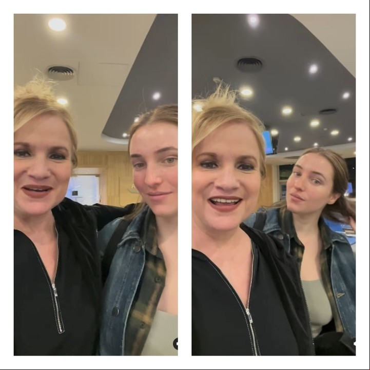 Lucía Galán viajó a España con su hija Rocío para recuperarse físicamente tras su operación. | Foto: Instagram