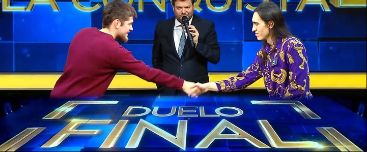 Ivo se enfrentó con Juan José en la final. Captura TV.
