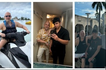 Las increíbles vacaciones de José María Muscari y su hijo Lucio en el Caribe: todas las fotos