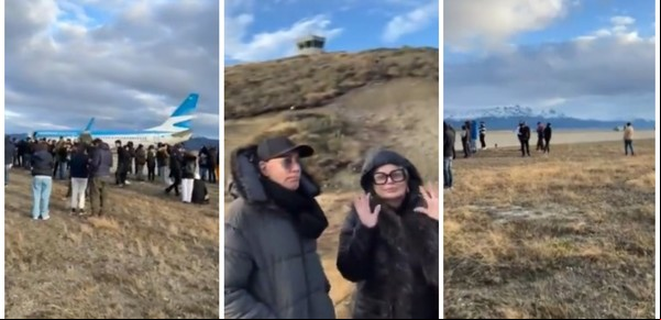 La palabra de Carmen Barbieri tras evacuar un avión en Ushuaia: "Nos dejaron encerrados con una amenaza de bomba"
