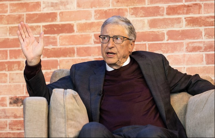 Gates dijo a la audiencia en la ceremonia inaugural que estaban “parados sobre lo que pronto será la base del futuro energético de Estados Unidos”. Foto: Bloomberg.