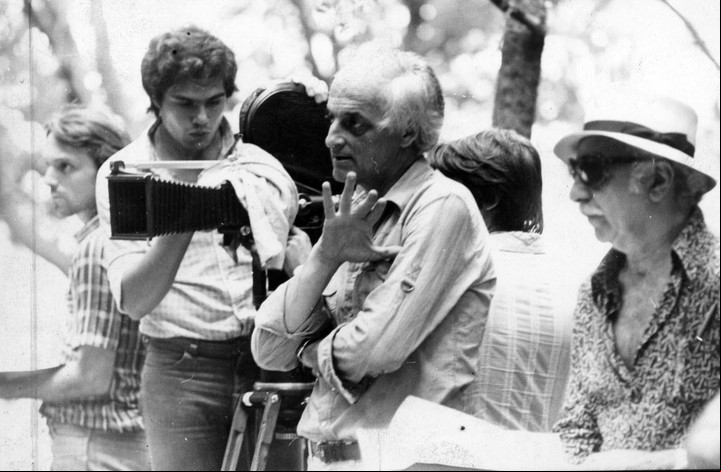 Antín, durante una filmación en 1978.