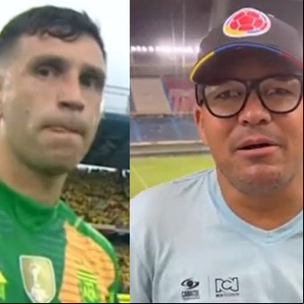 Habló el camarógrafo agredido por Dibu Martínez en Colombia y le dejó un mensaje al arquero de la Selección: "Me dio mucha rabia"