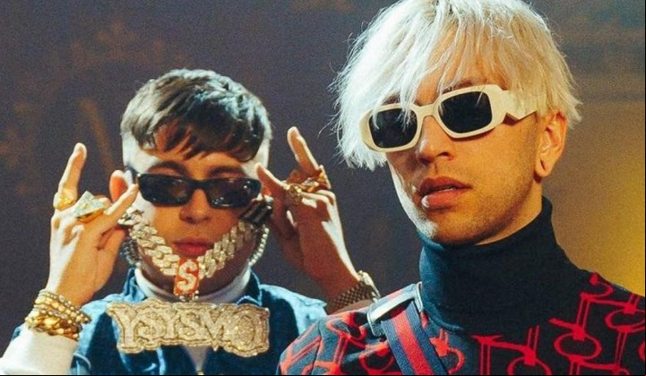 Bhavi con Ysy A, con quien hizo el disco "Tu dúo favorito". Foto de prensa