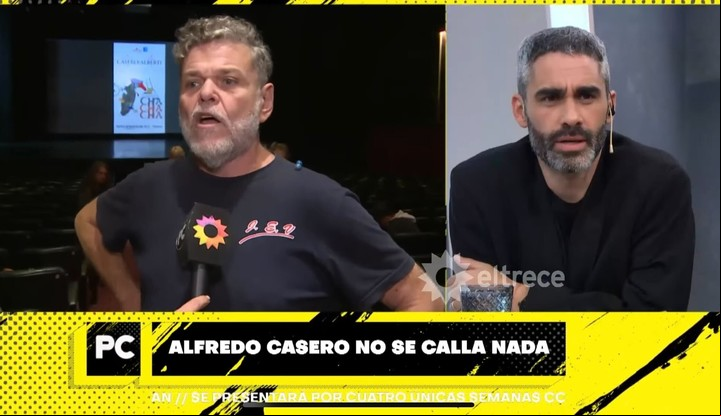 Nadie en el piso entendía si su enojo era real o una broma. Foto: Captura TV