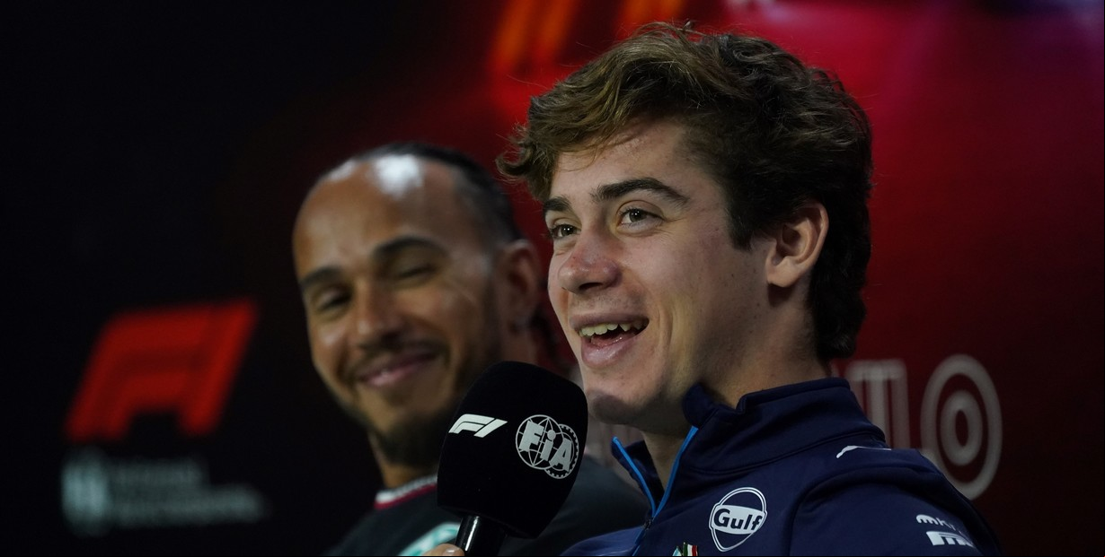 Franco Colapinto y un divertido guiño para Lewis Hamilton antes de su histórica presentación en Ferrari
