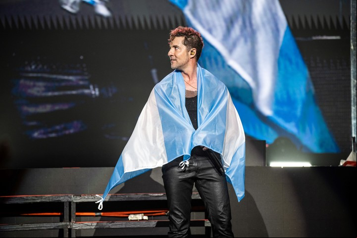 David Bisbal volvió a Argentina. Foto: Prensa