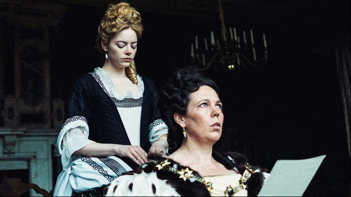 Por "La favorita", Emma Stone fue nominada  acatriz secundaria, y Olivia Colman a actriz protagónica. Ganó la segunda.