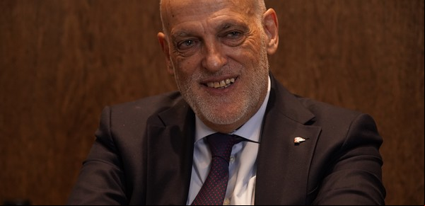 Javier Tebas, el mandamás de LaLiga de España, advierte a la AFA: "Estaría muy preocupado si solo ingresan 70 millones de dólares por derechos de TV"