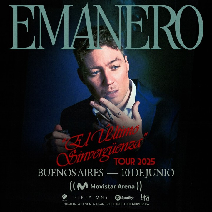 Emanero presenta su El Último Sinvergüenza Tour.