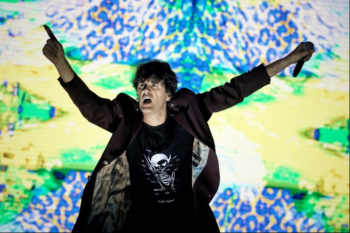 Ciro, cantante de Los Piojos. Foto Martin Bonetto