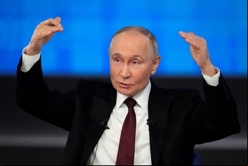 Vladimir Putin reafirma su poder, promete ganar en Ucrania y desafía a Occidente a un "duelo de misiles"