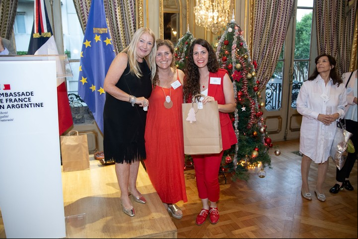Despedida de fin de año de Asociación Marianne en el Palacio Ortiz Basualdo. Foto: Embajada de Francia en la Argentina.