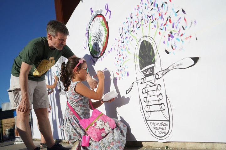 Homenaje a 20 años de Cromañón del 28 de diciembre de 2024 en el Parque la Estación, Almagro.
Foto: Martín Bonetto.