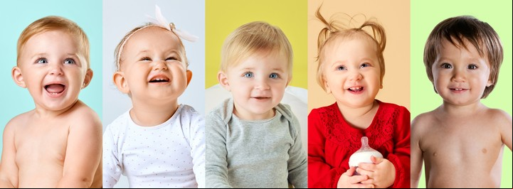 Los nombres más populares de bebés en Estados Unidos. Foto ilustración Shutterstock.