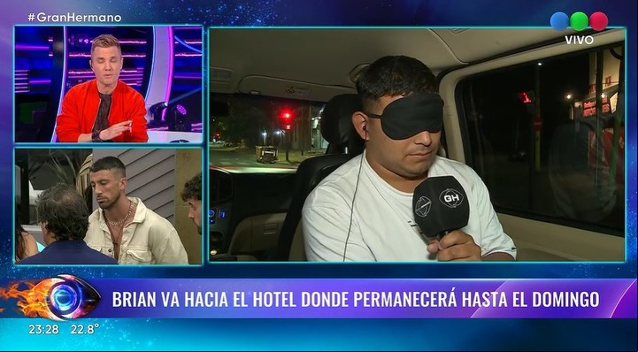 Cuando Santiago Del Moro le dio la opción a Brian de regresar a la casa el domingo 5 de enero, él no dudó y decidió aislarse para volver al juego.