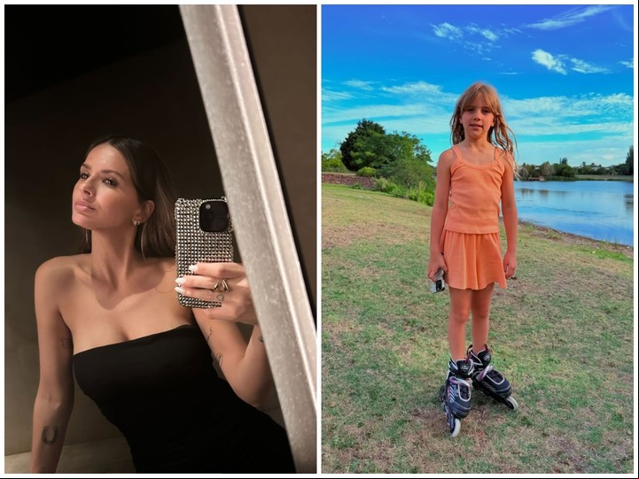 Isabella Icardi con el mismo celular que la China Suárez. Foto: Instagram