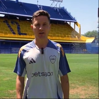 Boca presentó a Ander Herrera con un video y mostró su regreso a la Bombonera: "Los sueños están para cumplirse"