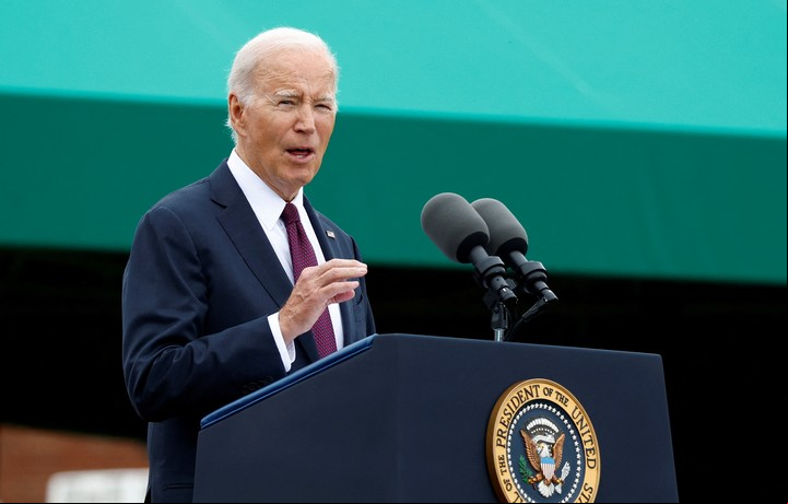 Presidente saliente, Joe Biden. Foto: EFE