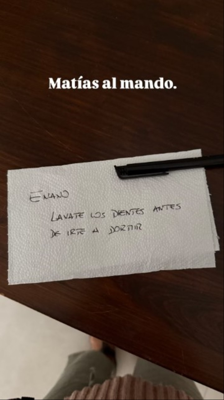 Matías Palleiro se encargó de colaborar con el cuidado de Momo mientras Jimena Barón estaba enferma en Quequén. | Foto: Instagram