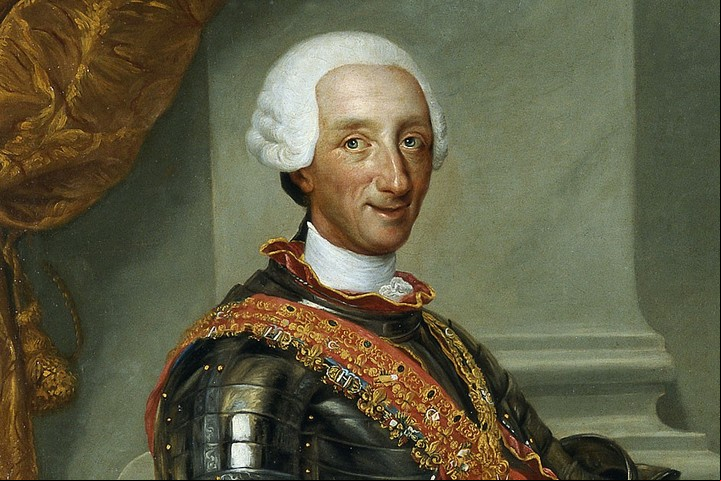 Retrato de Carlos III de España. Foto: retrato Real Academia Española.