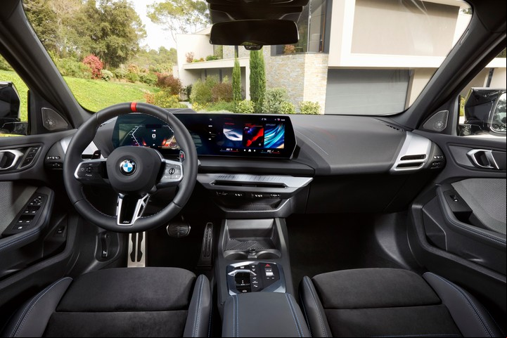 Vista del habitáculo del nuevo BMW Serie 1.