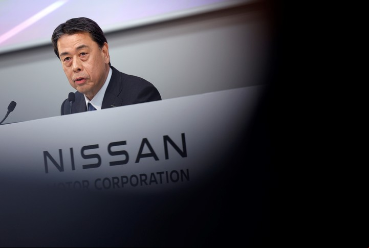 EL CEO de Nissan Motor, Makoto Uchida, dio una conferencia para anunciar el fin de las conversaciones con Honda.Foto EFE