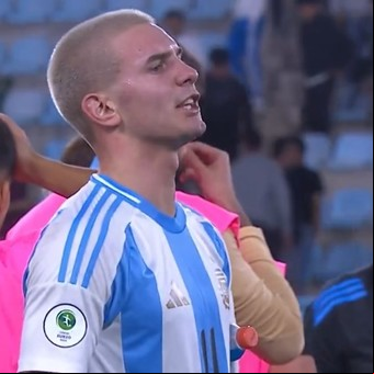 "Seis te comiste, muerto": cómo fue el picante cruce entre Franco Mastantuono e Igor Serrote, luego del clásico Argentina-Brasil en el Sudamericano Sub 20