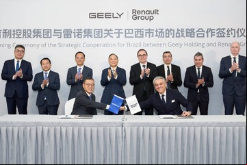 La automotriz china Geely hará vehículos eléctricos en Brasil de la mano de Renault 