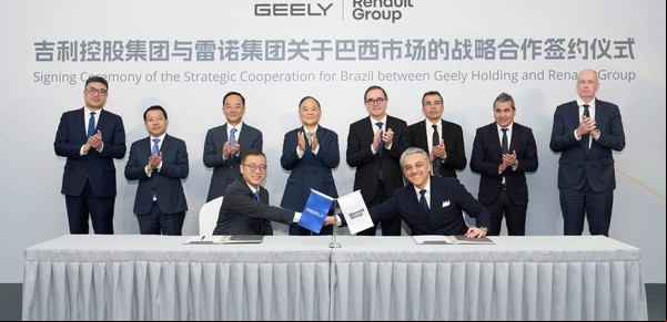 La automotriz china Geely hará vehículos eléctricos en Brasil de la mano de Renault