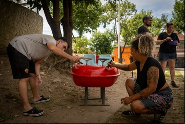 Una calesita abandonada volverá a girar gracias al trabajo de los vecinos