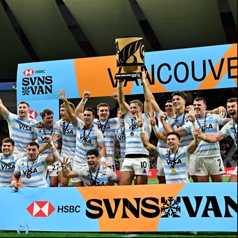 Los Pumas, tetracampeones inéditos del Seven de Vancouver: victoria ante Sudáfrica y líderes del ranking del circuito mundial