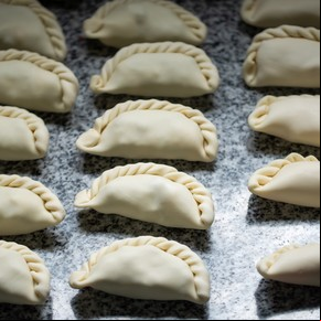Tapas de empanadas veganas