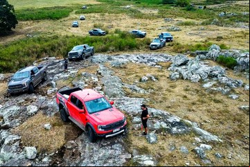 Así fue la aventura con 6.300 caballos de Ford y las pick-ups más potentes del país