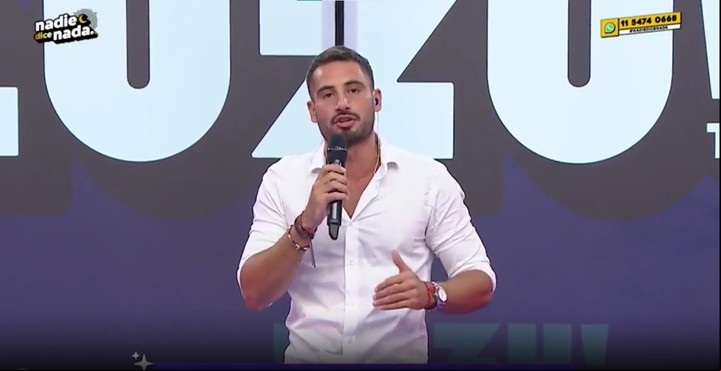 Nicolás Occhiato presentó la nueva programación de Luzu TV con indirectas para la competencia. Captura video