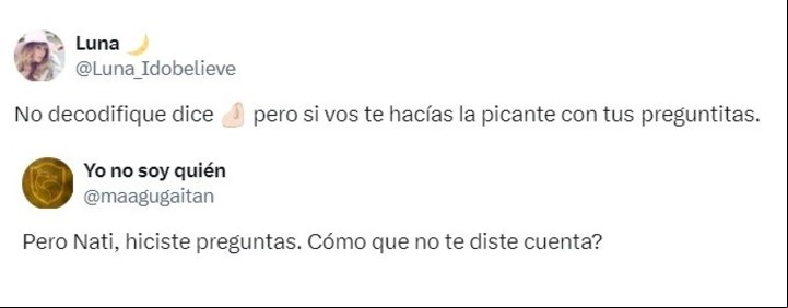 Los s de X cuestionaron a Nati Jota por su comunicado tras los polémicos dichos de Eial Moldvasky en el streaming.