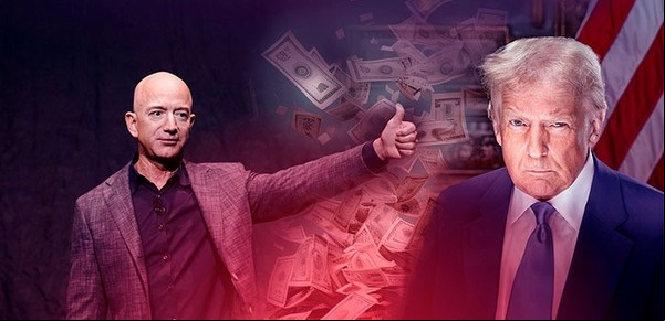 Un regalo de 40 millones de Amazon a Trump