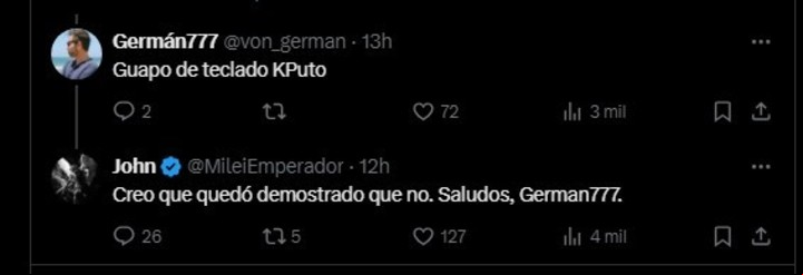 La referencia de Caputo a la agresión a Manes.