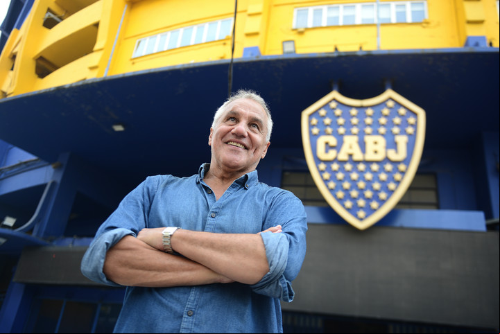 Márcico en Boca, como en su casa. Foto: Luciano Thieberger.