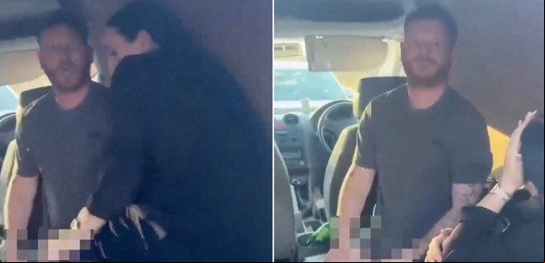 Una esposa furiosa filmó a su esposo semidesnudo teniendo sexo con su amante
