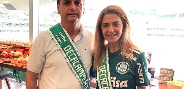 Leila Pereira, de aliada de Bolsonaro a primera presidenta de Palmeiras y plantarse contra Alejandro Domínguez por una desafortunada comparación