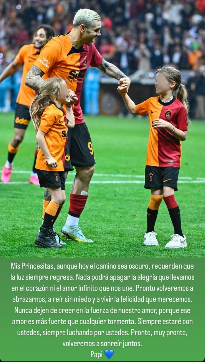 Mauro junto a sus hijas. Foto: Instagram