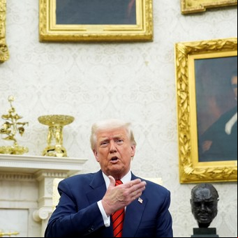 Donald Trump reforma el despacho oval a su gusto: oro, brillos y el retrato de un presidente expansionista del Siglo XIX