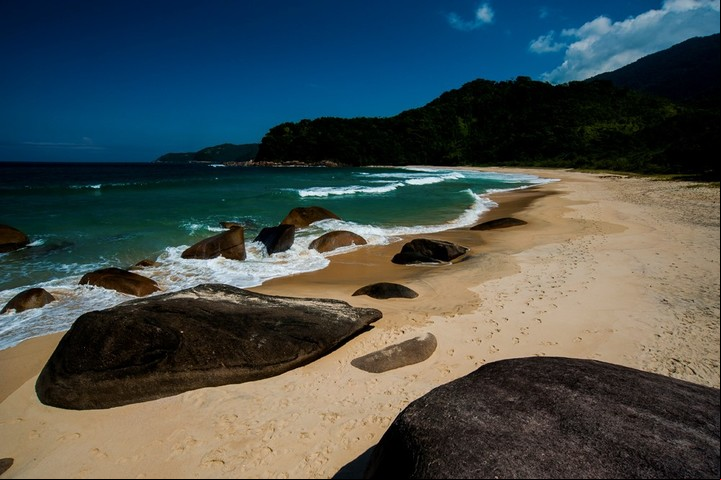 Praia do Cepilho. Foto Secretaría de Turismo de Paraty