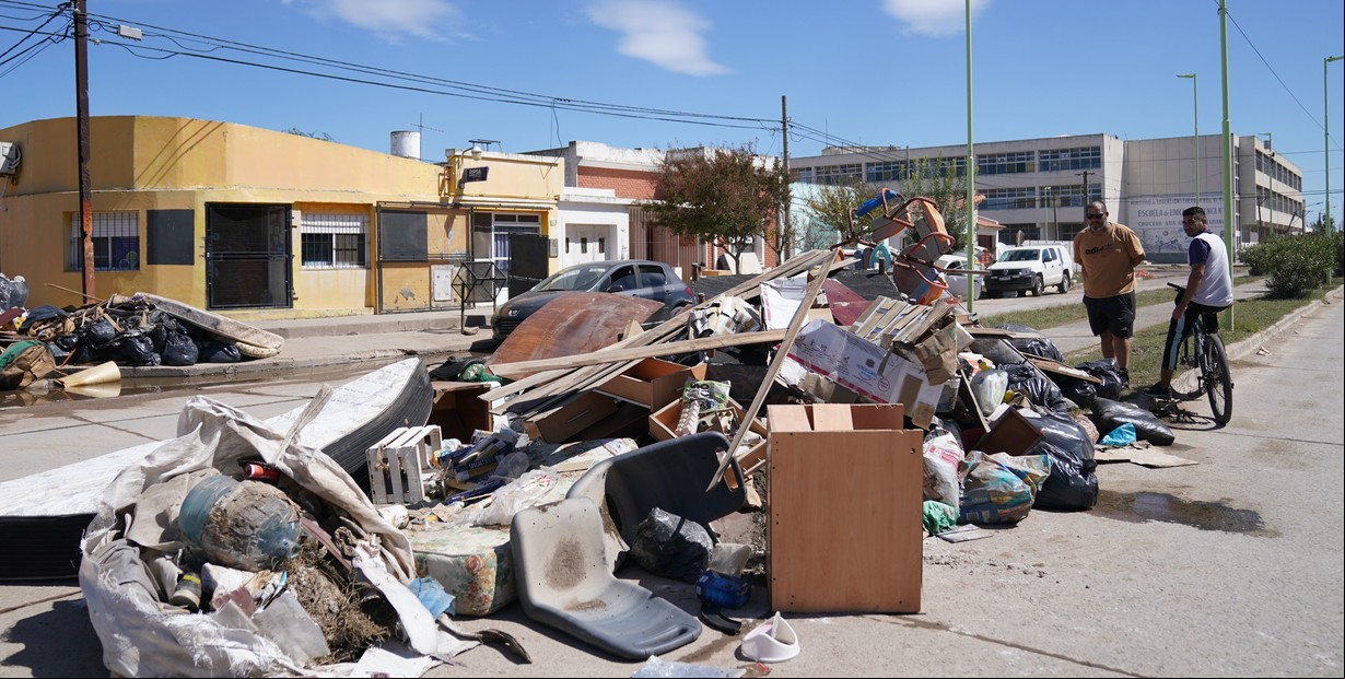 La plata del contrabando que terminó ayudando a los inundados de Bahía Blanca