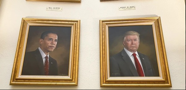 Trump criticó un retrato suyo y lo retiraron: la historia detrás del escándalo